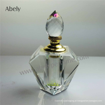 Frascos de óleo de perfume claro de garrafas de vidro cosméticos